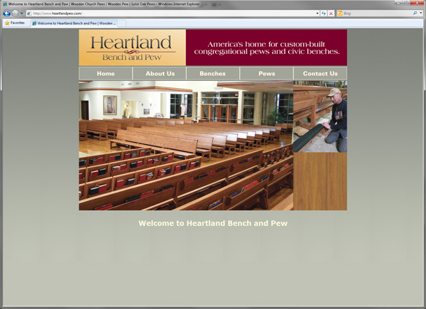 Heartland Bench and Pew